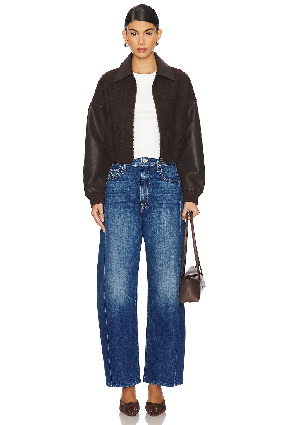 The Petite Full-Pipe Flood Jeans - Thumbnail 5