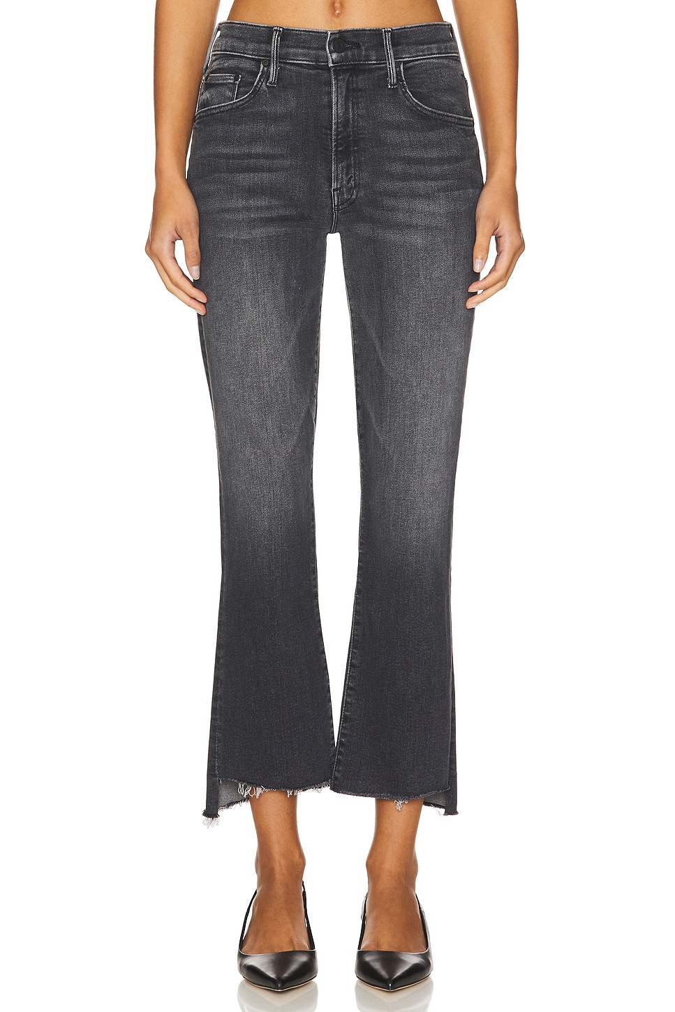 Mother The Insider Crop Step buy Fray Jeans