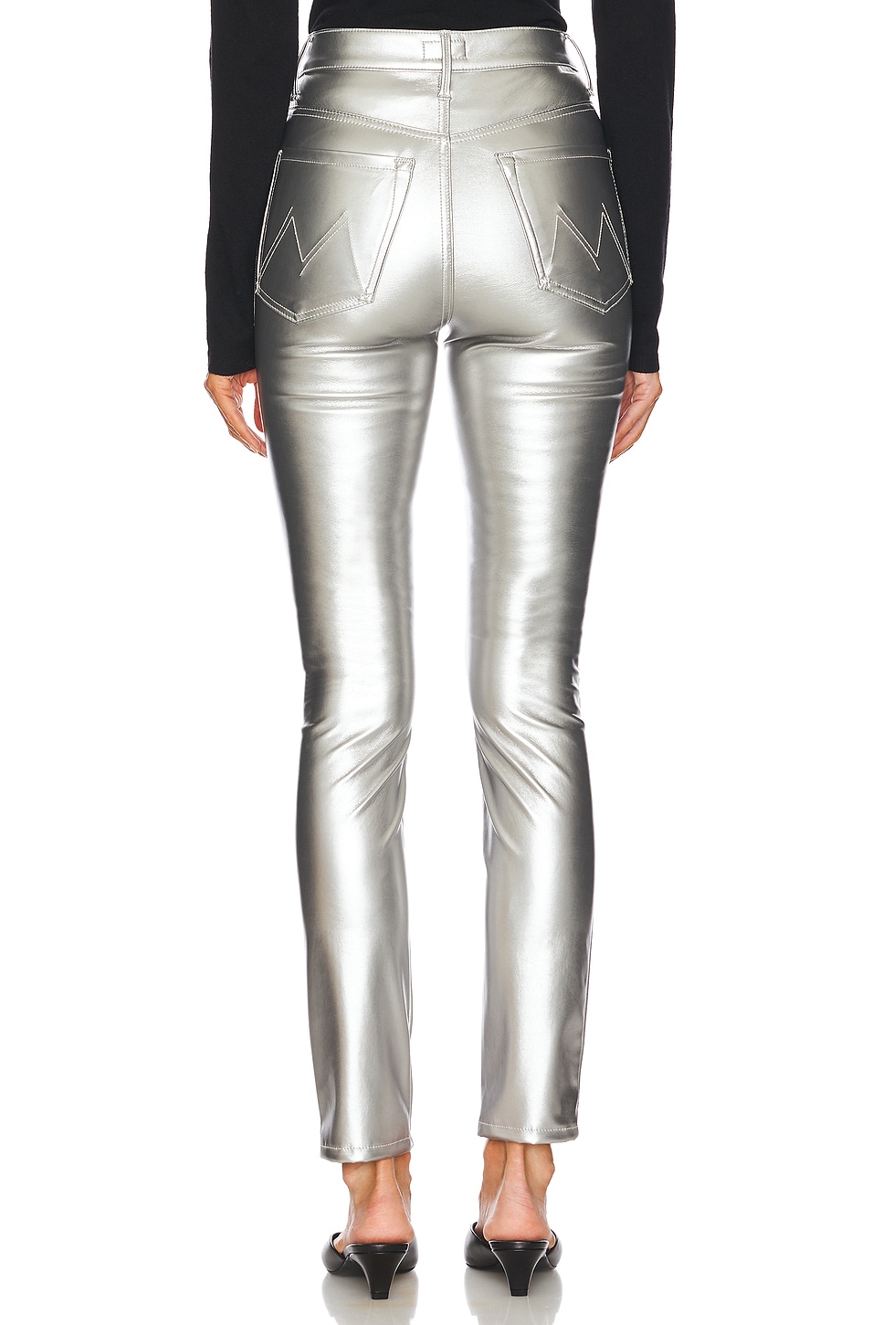 High Waisted Rail Skimp Jeans - Thumbnail 4