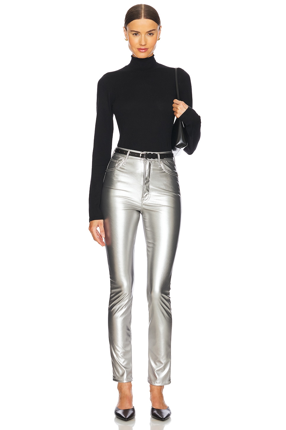 High Waisted Rail Skimp Jeans - Thumbnail 5