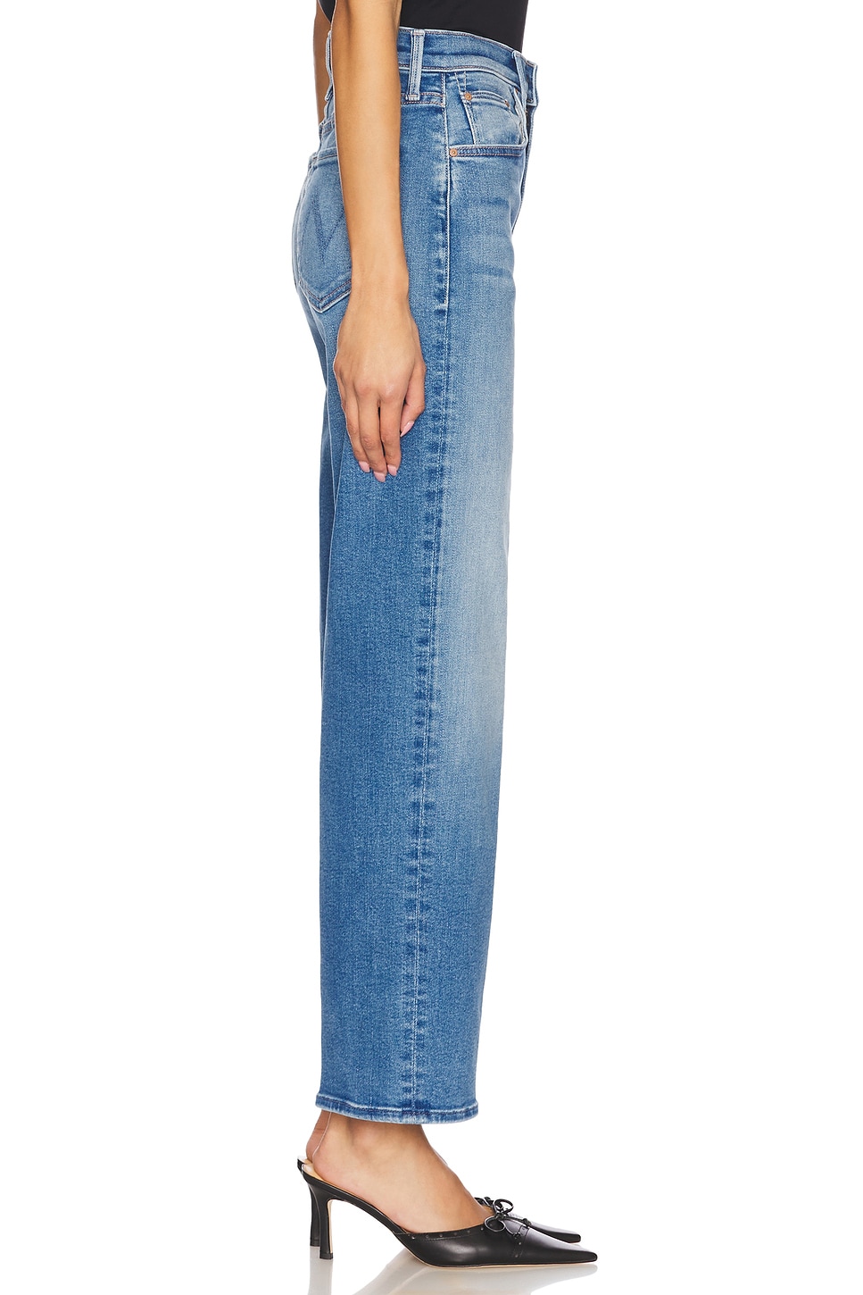 MOTHER The Rambler Zip Flood Jeans thumbnail