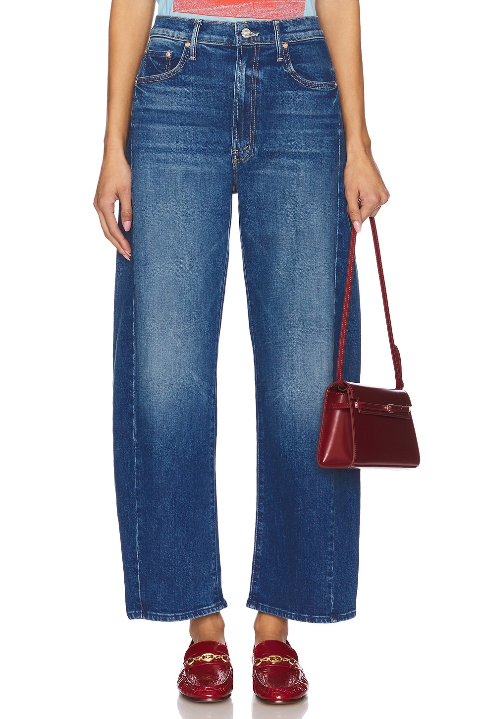 The Full-Pipe Flood Jeans