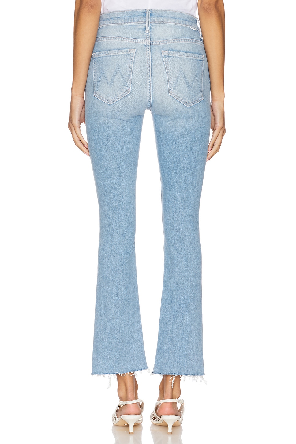 MOTHER The Insider Ankle Fray Jeans thumbnail