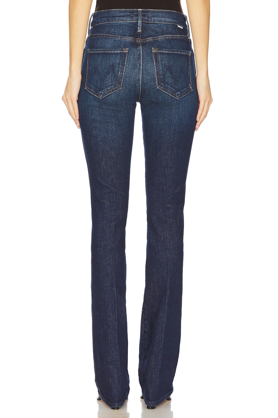 MOTHER The Mid Rise Smokin' Double Heel Jeans thumbnail