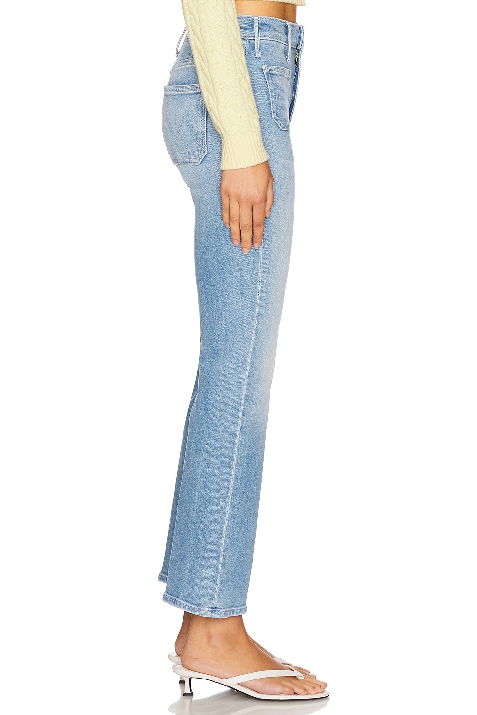 MOTHER The Hustler Patch Pocket Ankle Jeans thumbnail