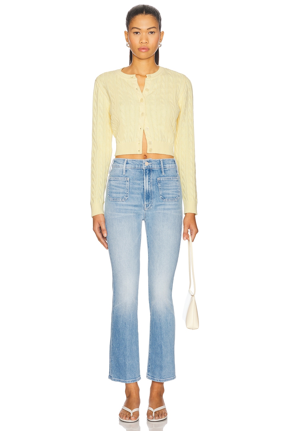 MOTHER The Hustler Patch Pocket Ankle Jeans thumbnail