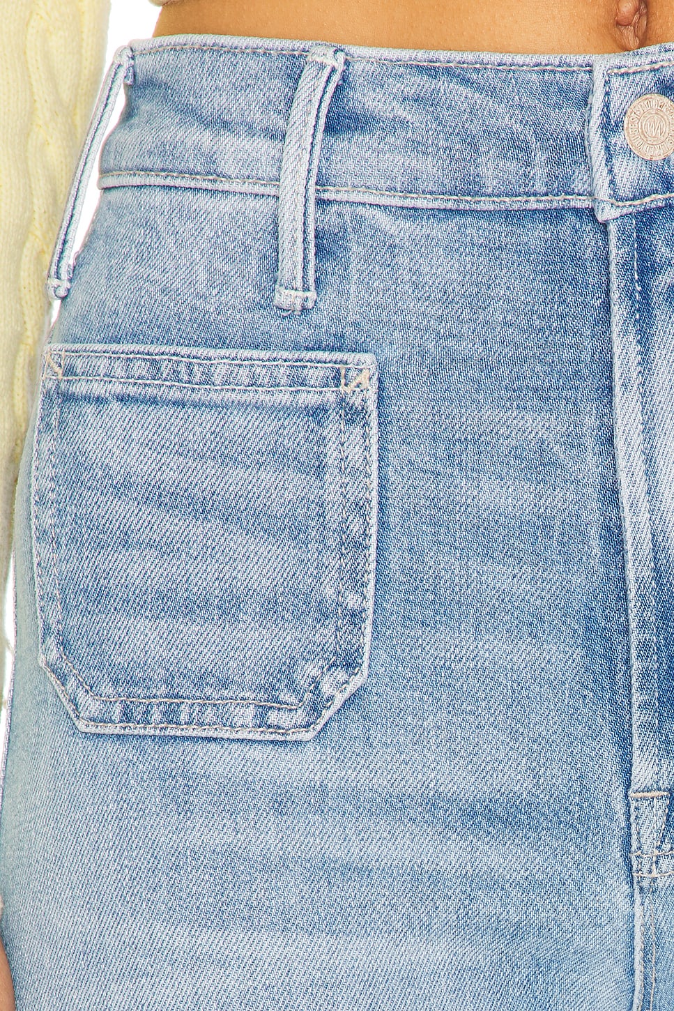MOTHER The Hustler Patch Pocket Ankle Jeans thumbnail