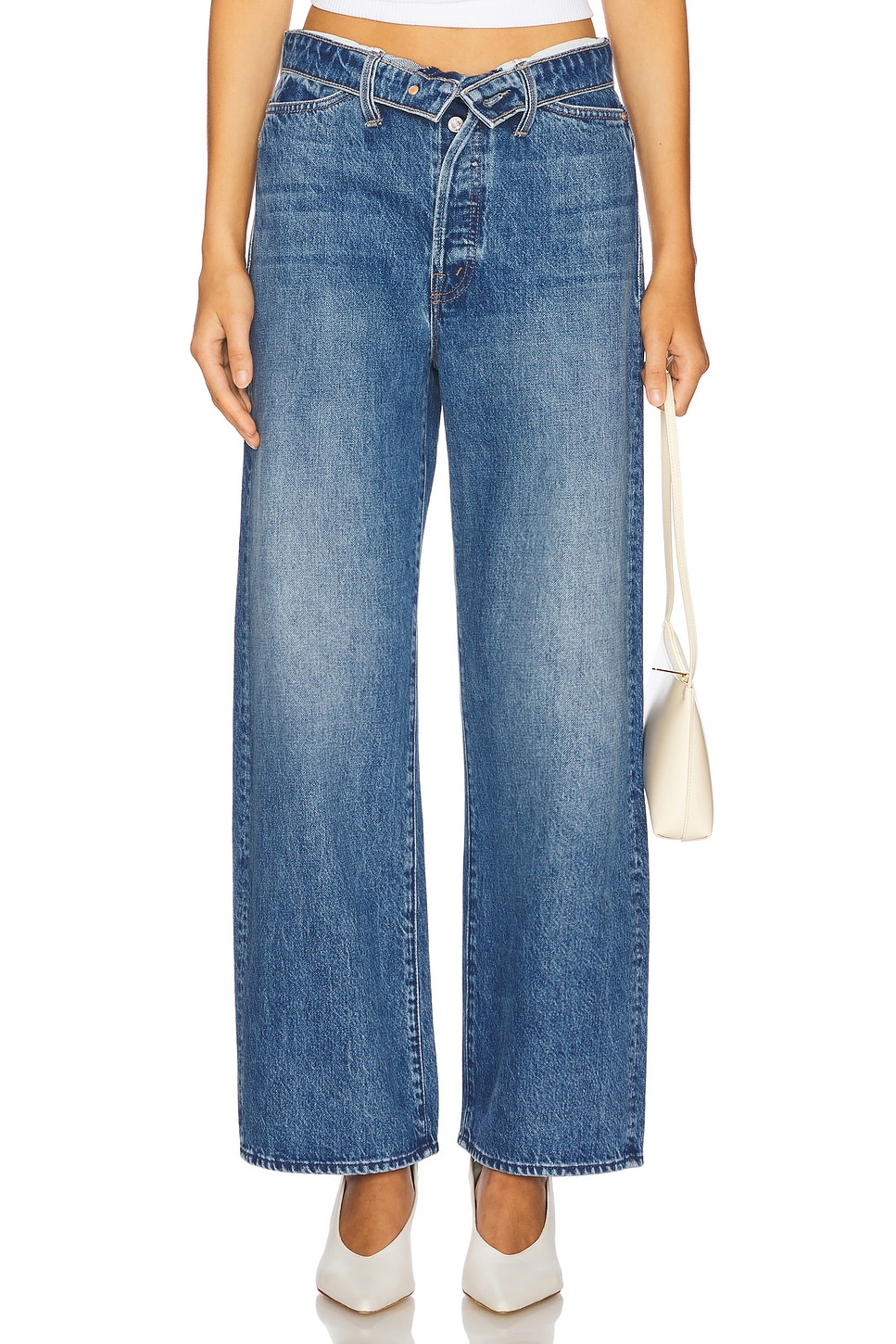 The Fold Over Dodger Ankle Jeans