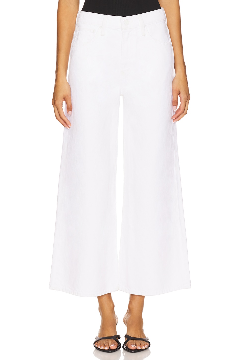 MOTHER THE DITCHER ROLLER ZIP ANKLE ワイドレッグ - White