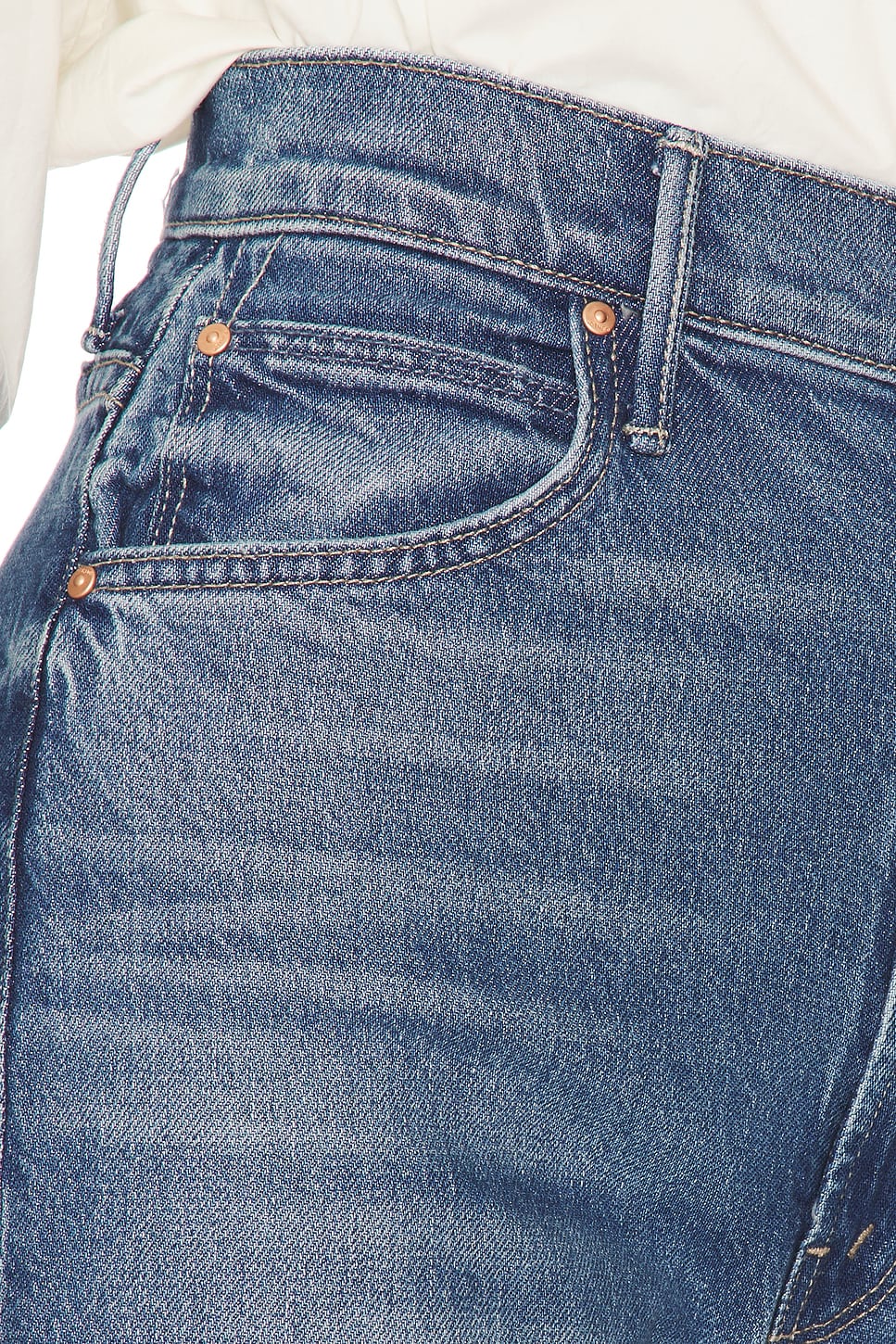 High Waisted Tunnel Vision Sneak Jeans