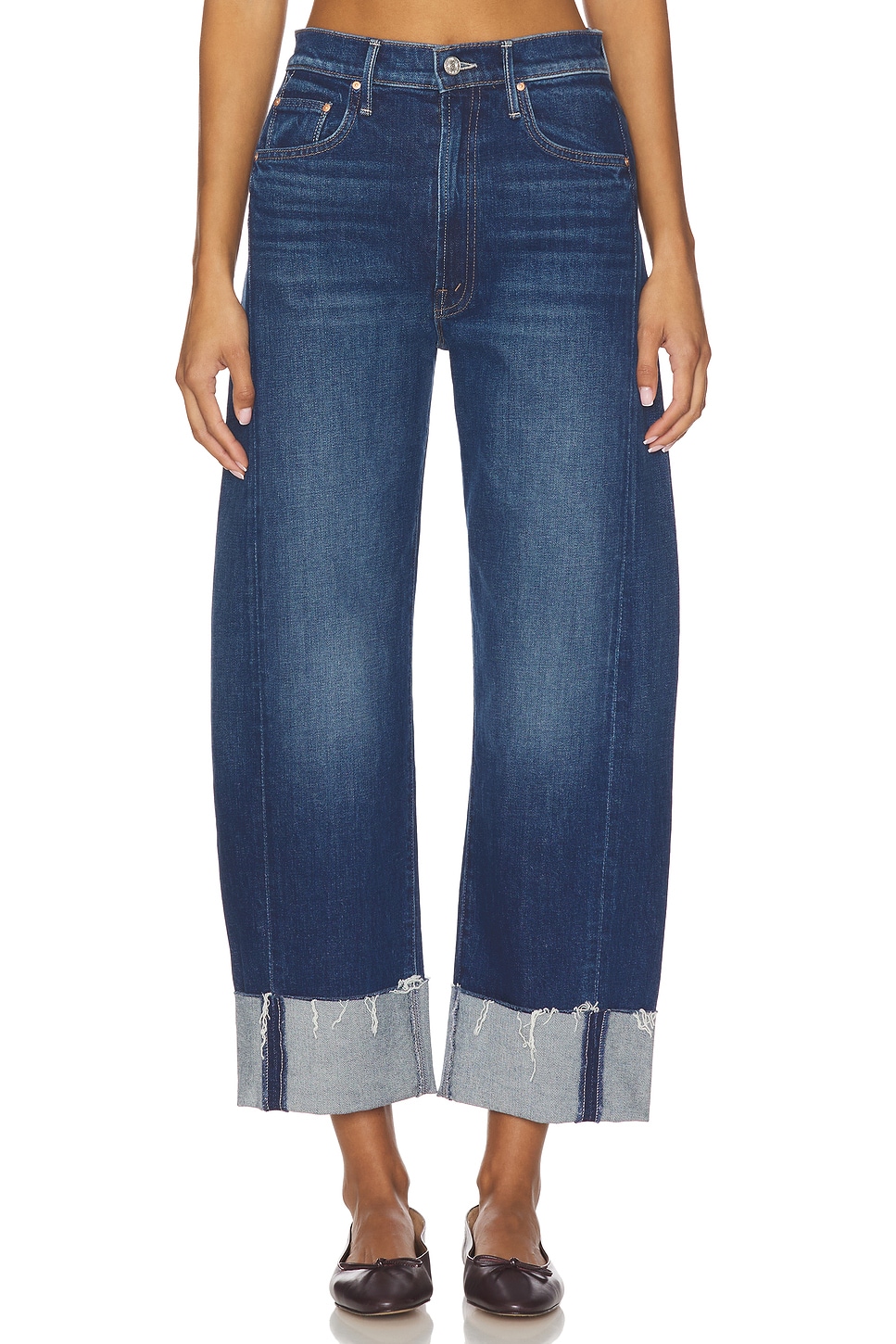 The Half Pipe Ankle Cuff Fray Jeans