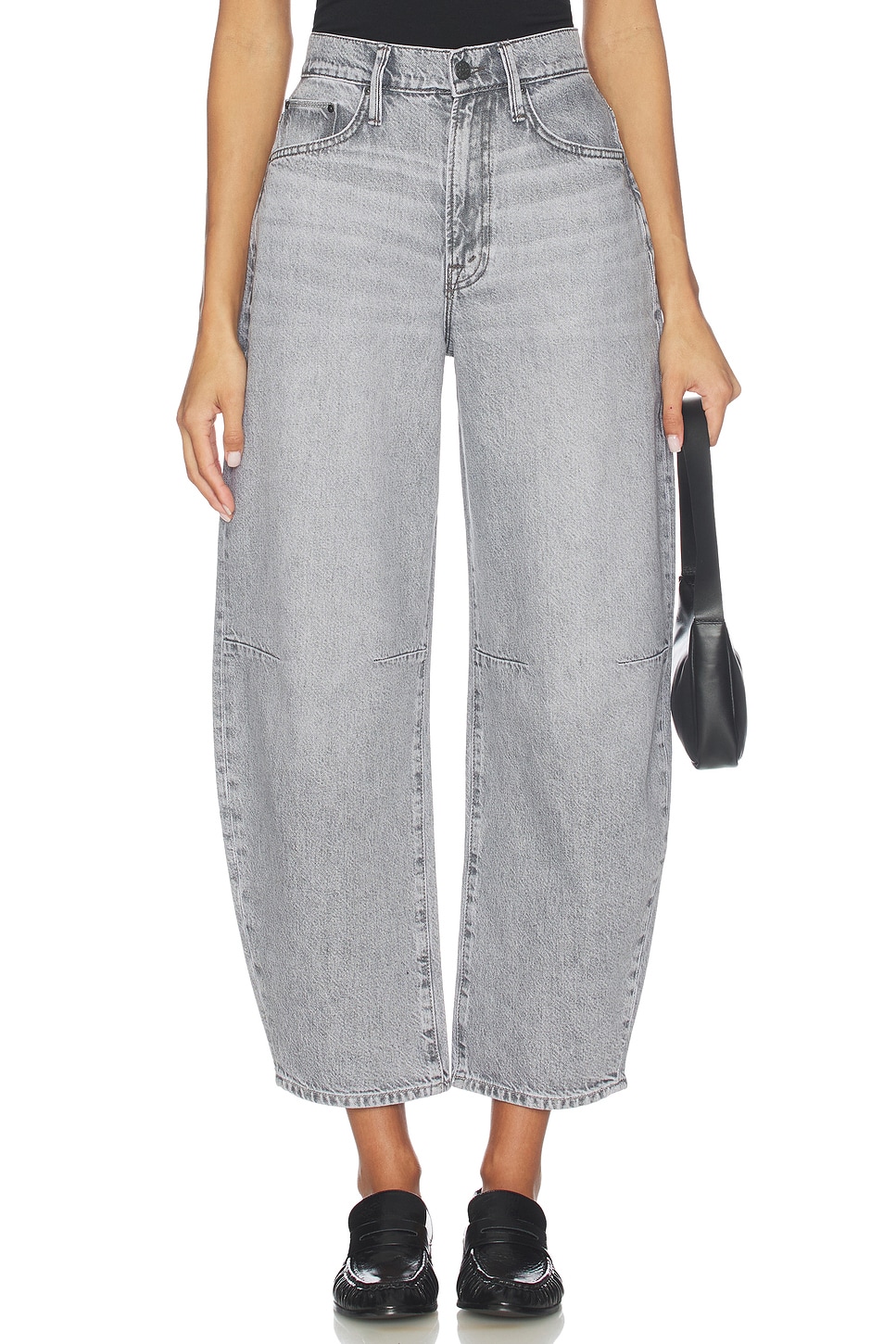 MOTHER The Pony Keg Ankle Jeans in Earl Grey | REVOLVE
