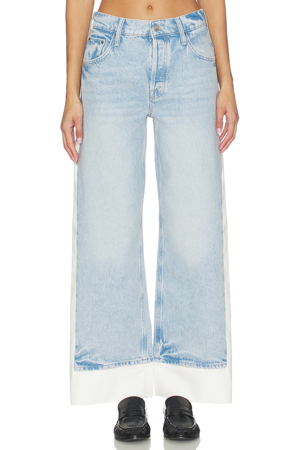 MOTHER The Nacho Double Dip Nerdy Jeans