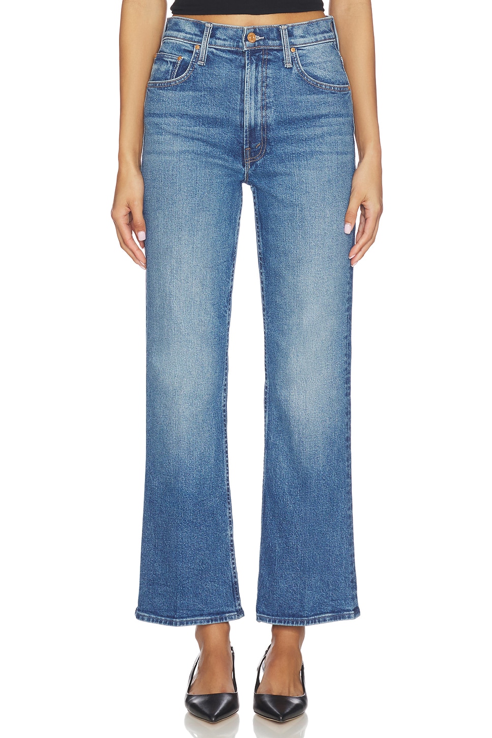 High Waisted Bookie Sneak Jeans