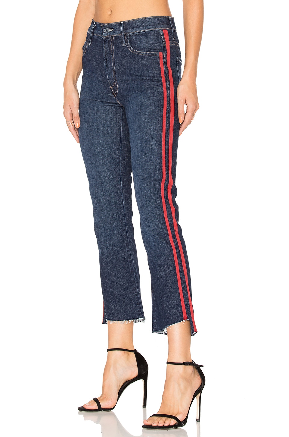 MOTHER Insider Crop Step Fray in Speed Racer | REVOLVE