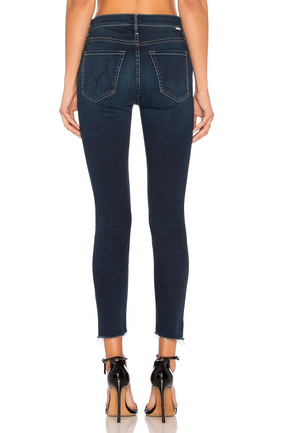 MOTHER STUNNER ANKLE SKINNY JEANS IN AFTER HOURS | ModeSens