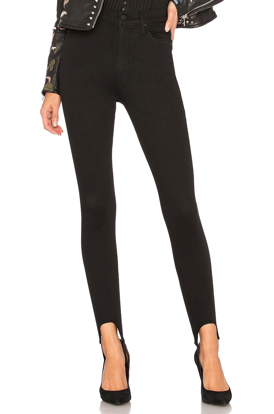 swooner stirred 马镫带牛仔裤