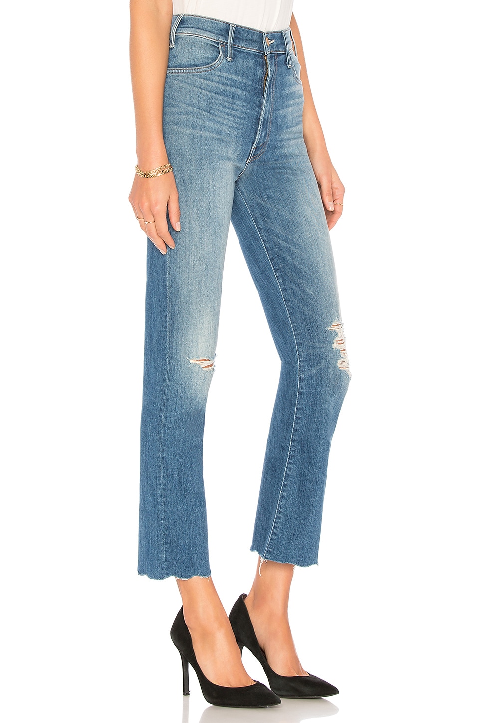 MOTHER The Hustler Ankle Chew Jean in Mums The Word | REVOLVE