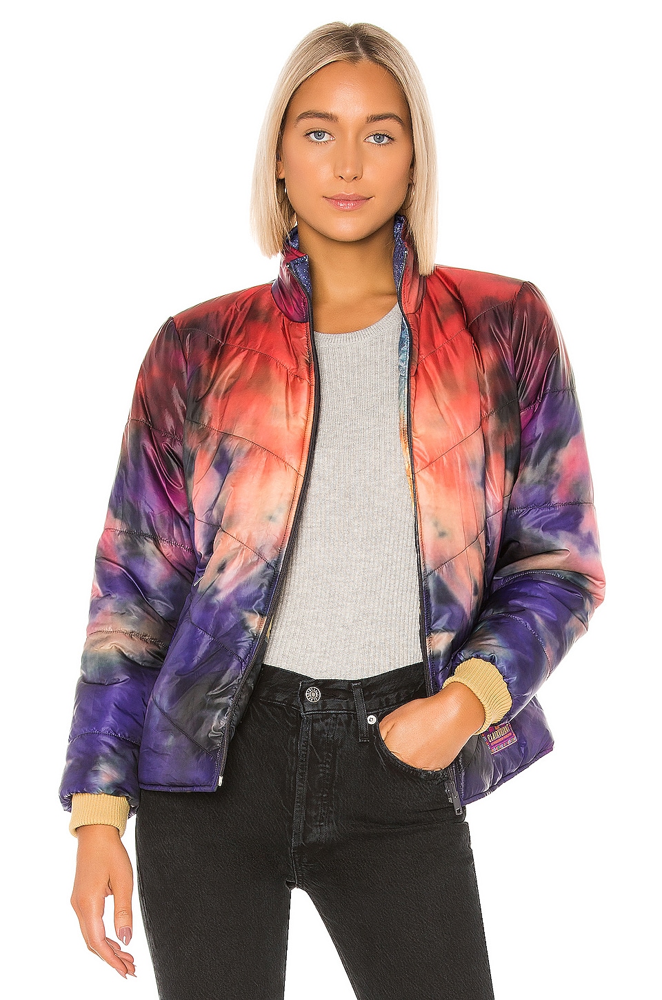 mother denim puffer jacket