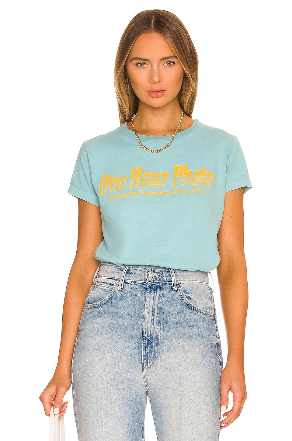 MOTHER The Boxy Goodie Goodie Tee in 1 Hour Photo | REVOLVE