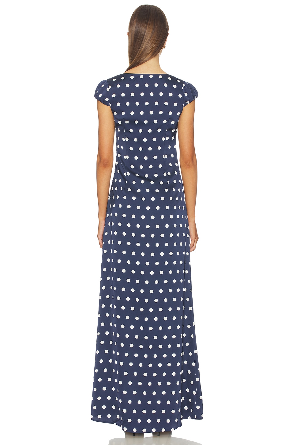 polkadot white dress Miss Circle Women's Umika Polka Dots Bubble Hem Mini Dress main image 1