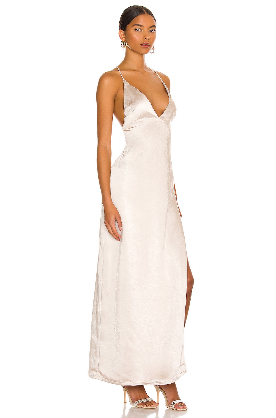 MORE TO COME Regina Maxi Dress in Champagne