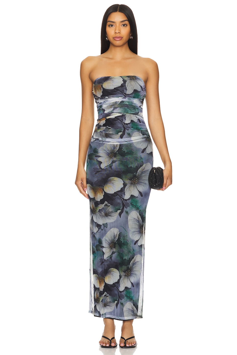 MORE TO COME Sammie Maxi Dress in Blue Floral | REVOLVE