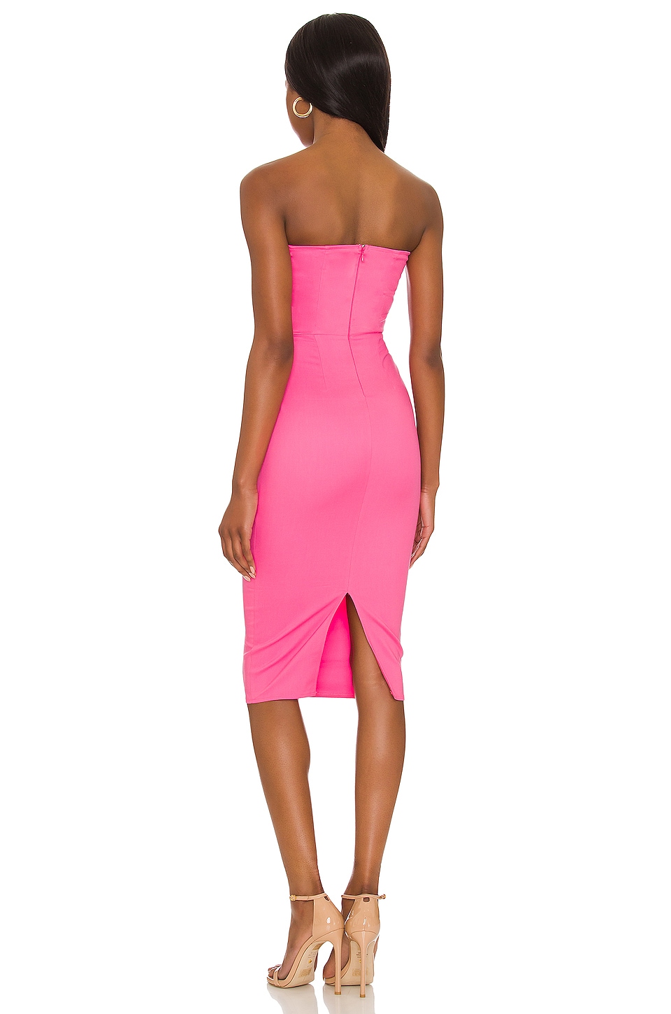 Sophia Strapless Midi Dress