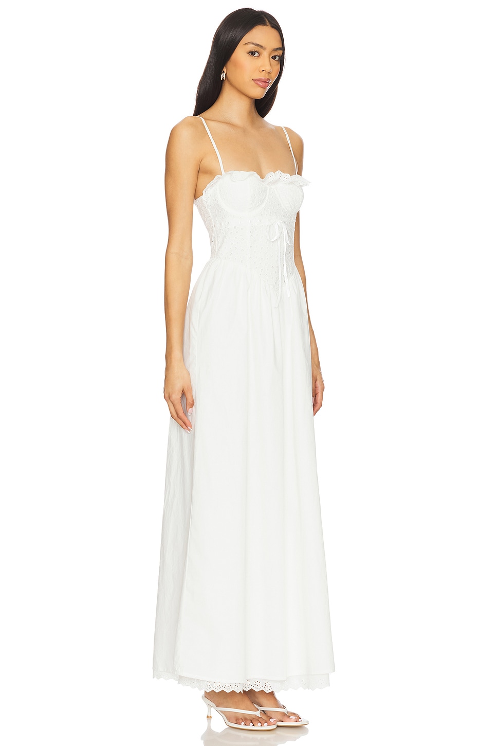 kynlee maxi dress Kynlee Frilly Shoulder Maxi Dress, Coral – Jolie Moi Retail