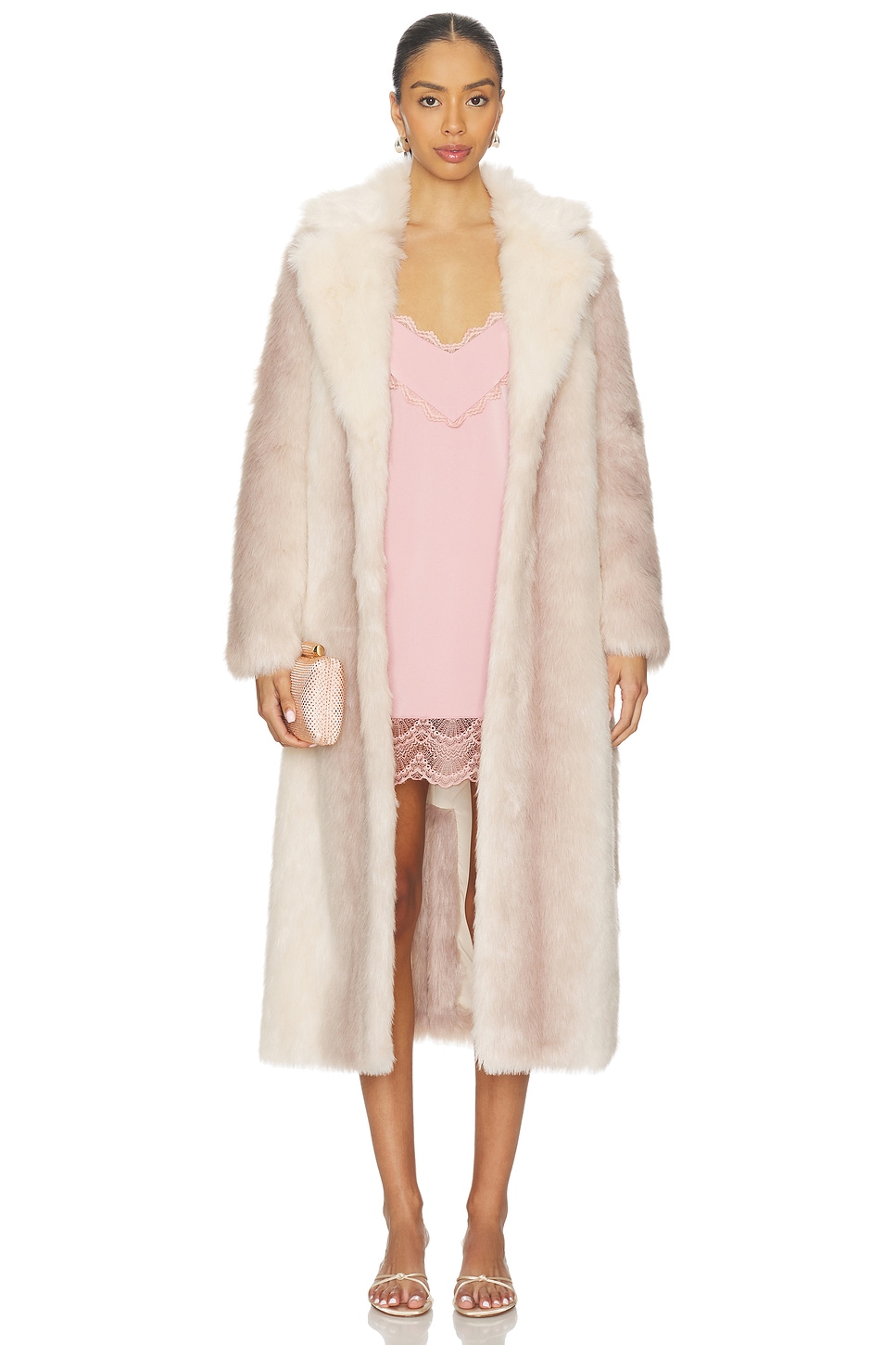 sachin and babi light blue dress dusty rose dress main image 1