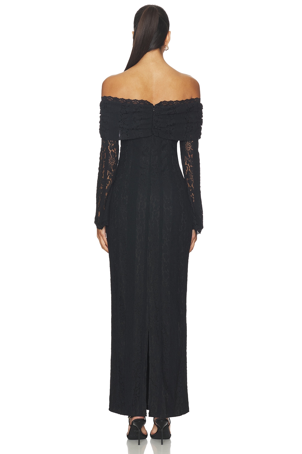 MORE TO COME Annabelle Off Shoulder Maxi in Black | REVOLVE MORE TO COME Annabelle Off Shoulder Maxi in Black | REVOLVE