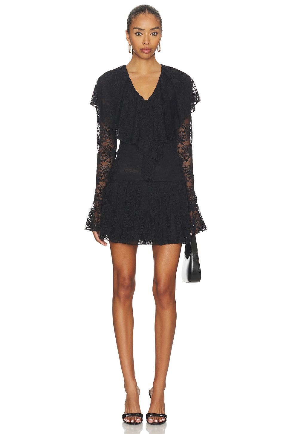MORE TO COME Arli Mini Dress in Black | REVOLVE MORE TO COME Arli Mini Dress in Black | REVOLVE