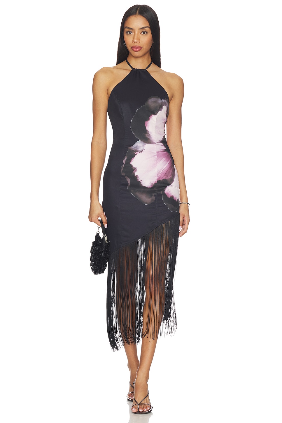 more to come halter dress MORE TO COME - Davina Halter Mini Dress