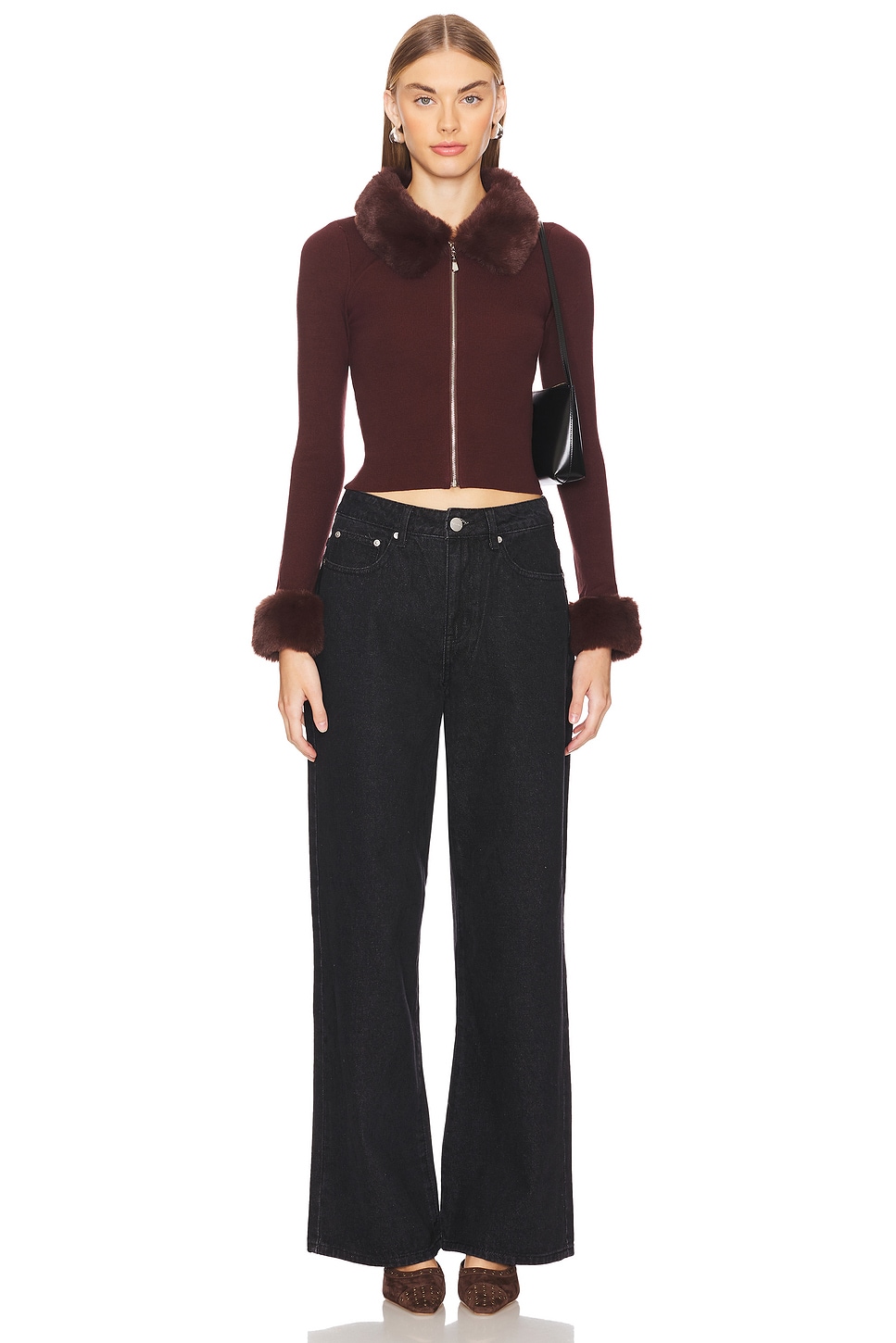 Natalie Knit Zip Cardigan