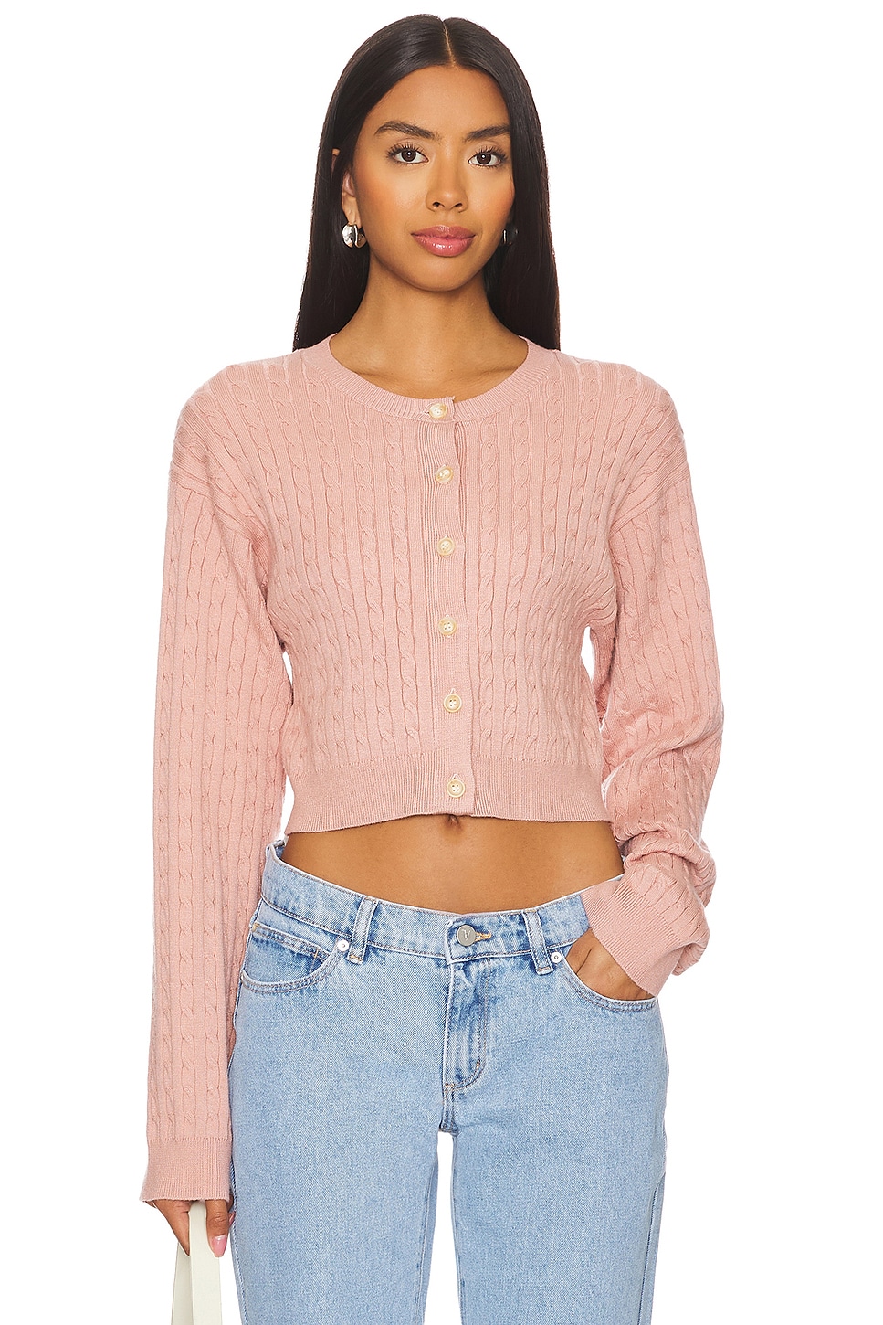Padme Cardigan in Nude View 1 of 4