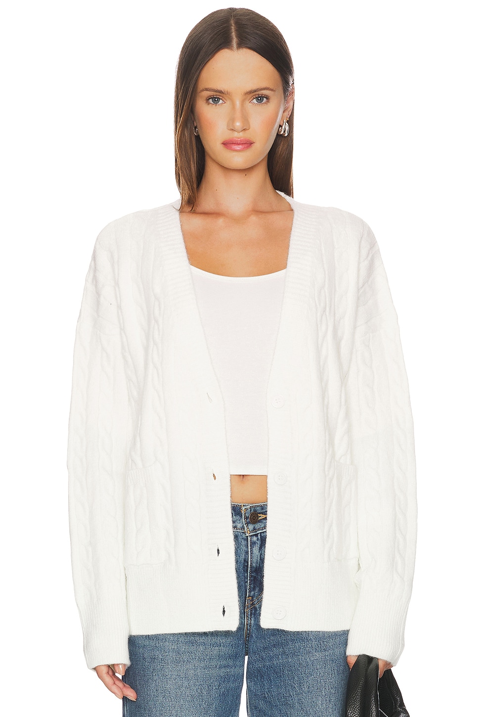 MORE TO COME ANNABELLE カーディガン - White | REVOLVE