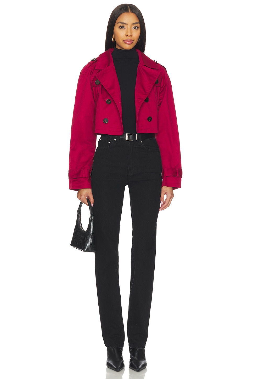 Marja Cropped Trench