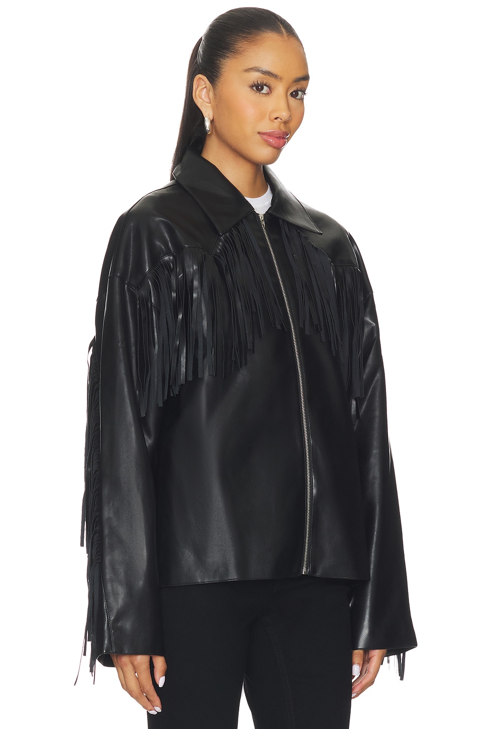MORE TO COME - Mia Faux Leather Jacket | Plush