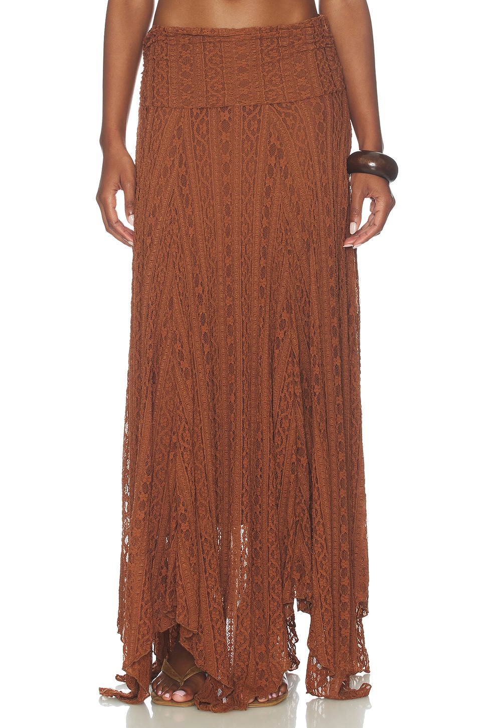 Karina Maxi Skirt in Brown View 1 of 6