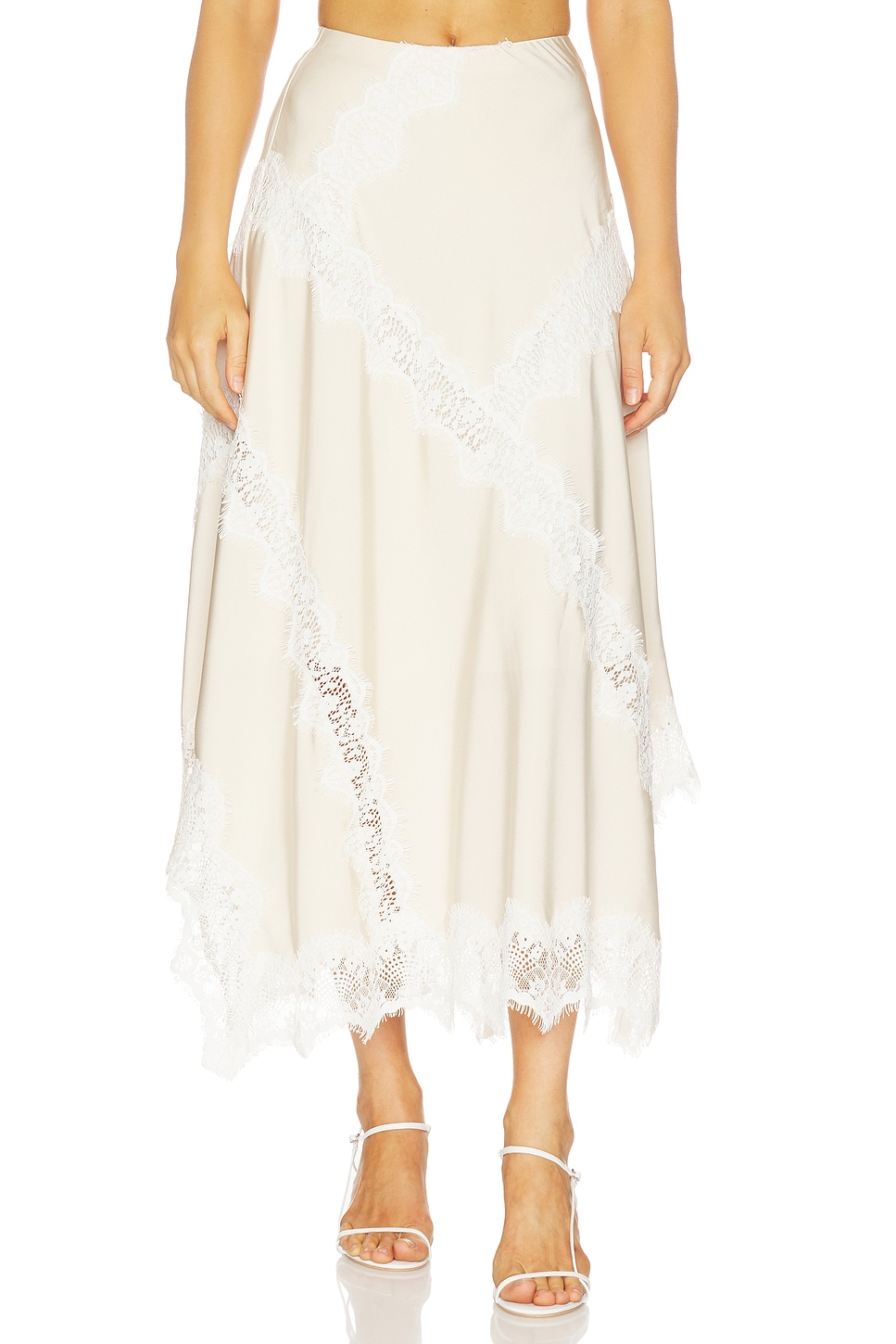 MORE TO COME Merrick Lace Maxi Skirt