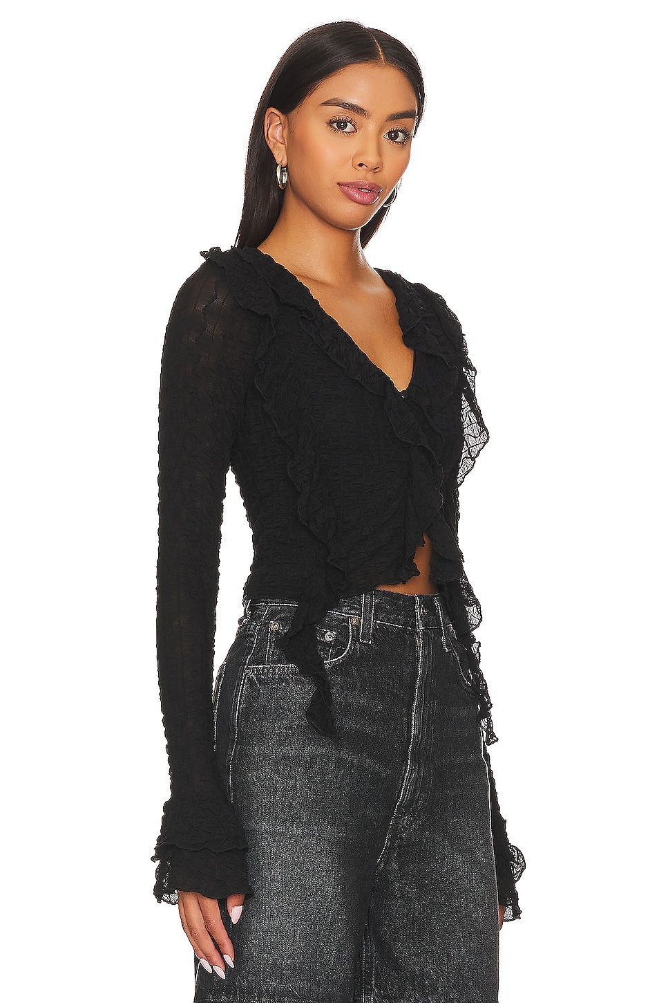MORE TO COME Lennox Top en Black