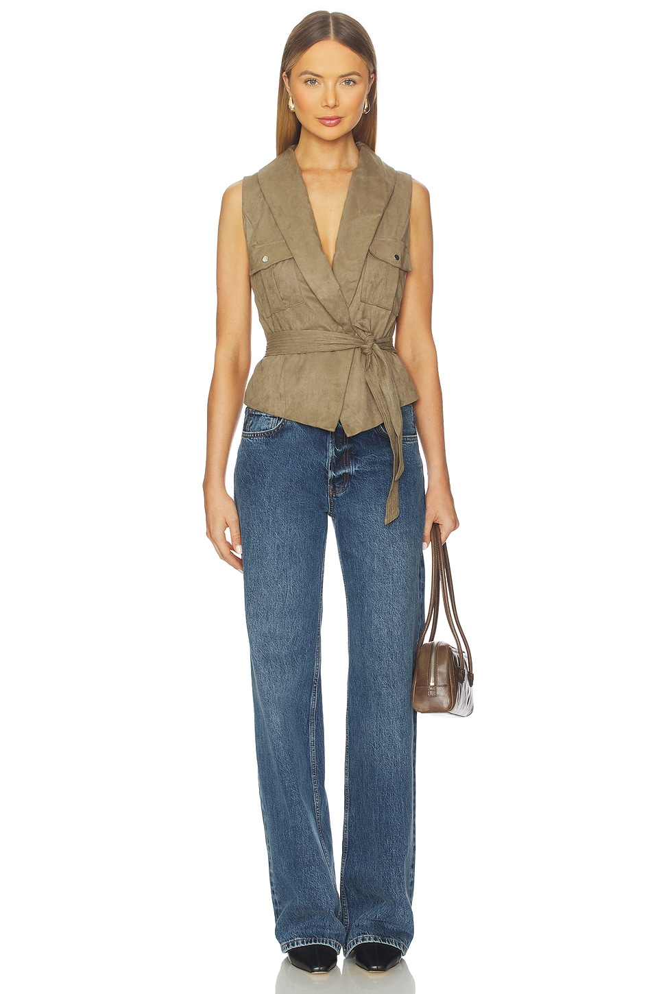 Aaliyah Faux Suede Vest