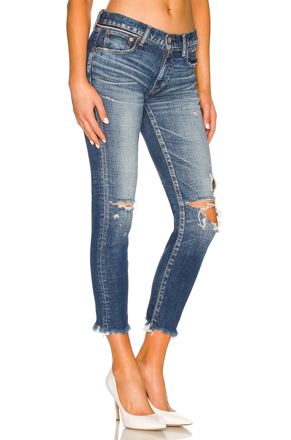 Moussy Vintage Ingraham Skinny in Dark Blue
