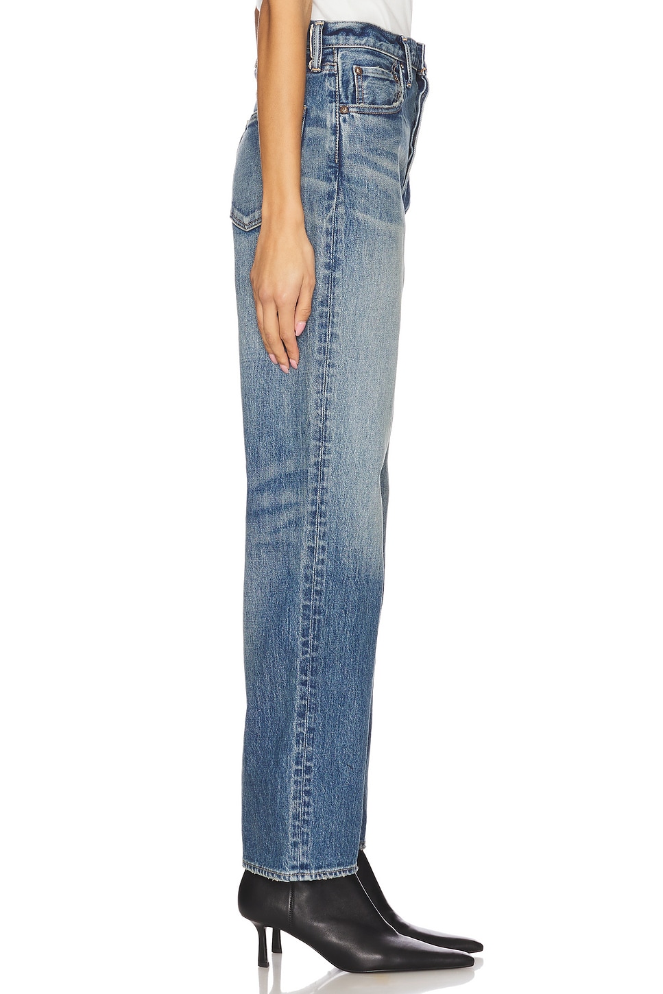 MOUSSY VINTAGE Lyndhurst Wide Straight Jeans thumbnail