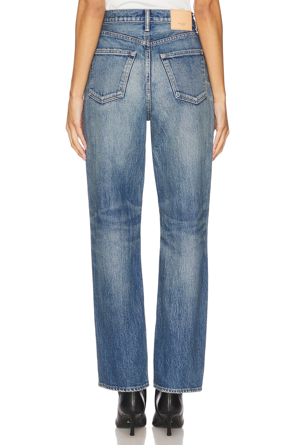 MOUSSY VINTAGE Lyndhurst Wide Straight Jeans thumbnail