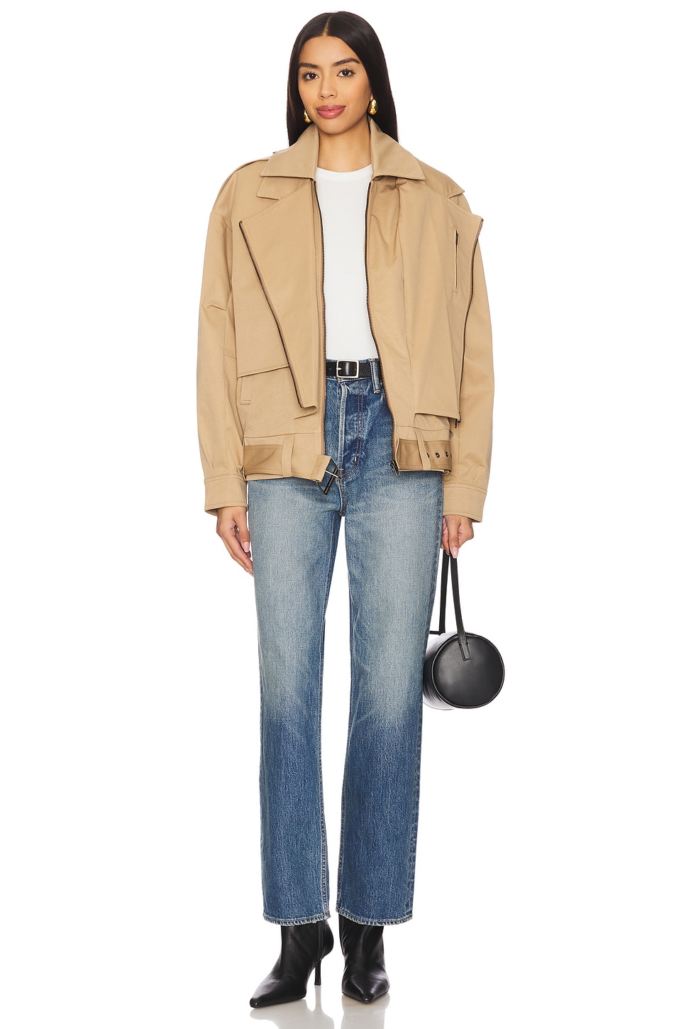MOUSSY VINTAGE Lyndhurst Wide Straight Jeans thumbnail