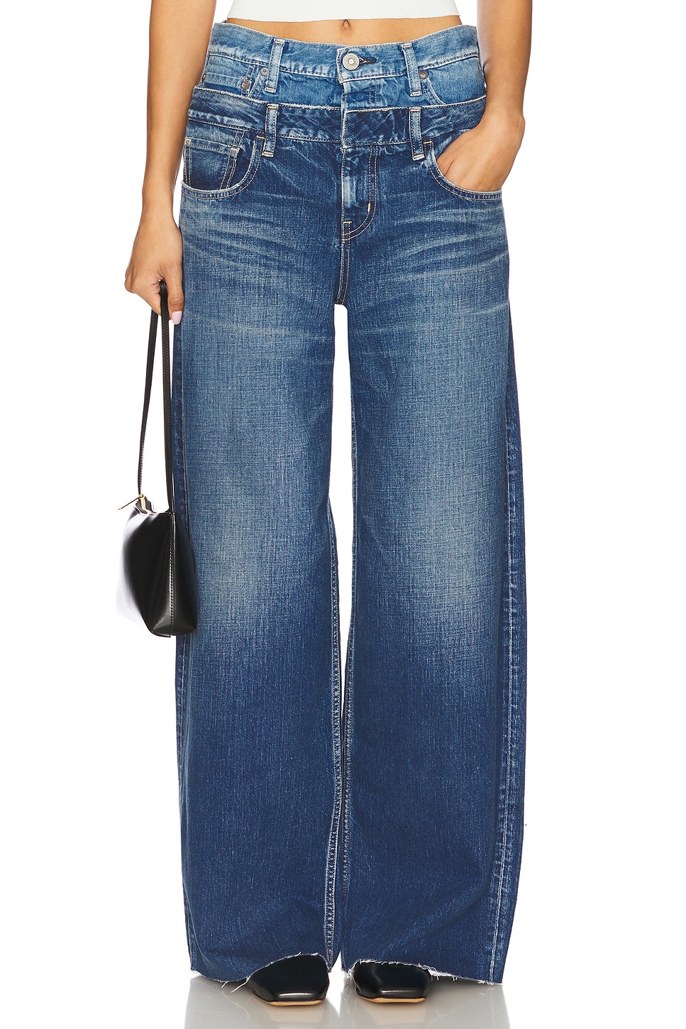 MOUSSY VINTAGE Bogota Double Belt Jeans