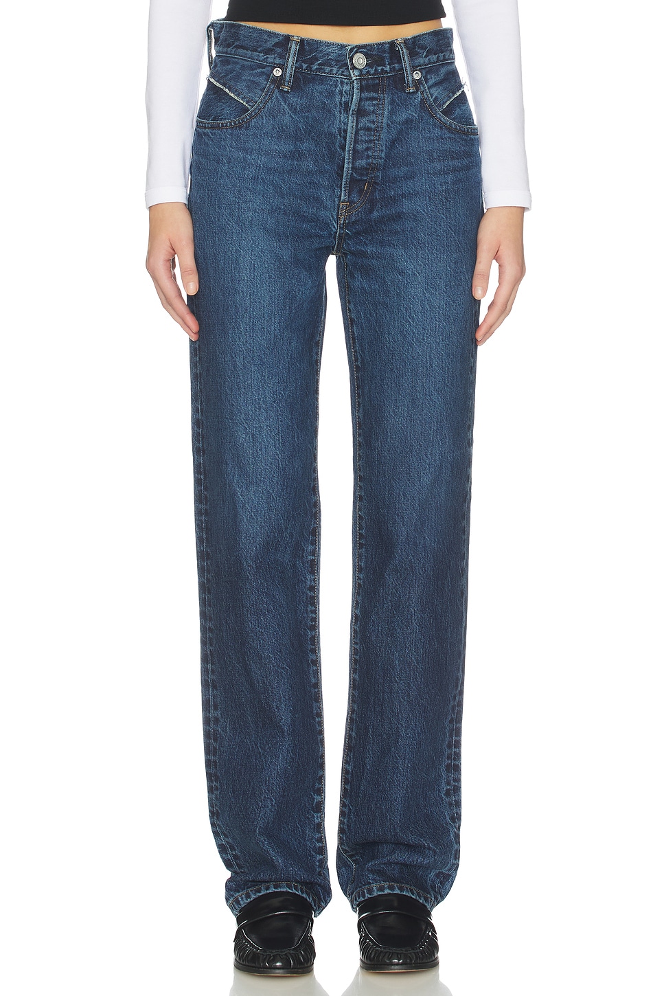 Lara Western Straight Leg Jeans - thumbnail 2