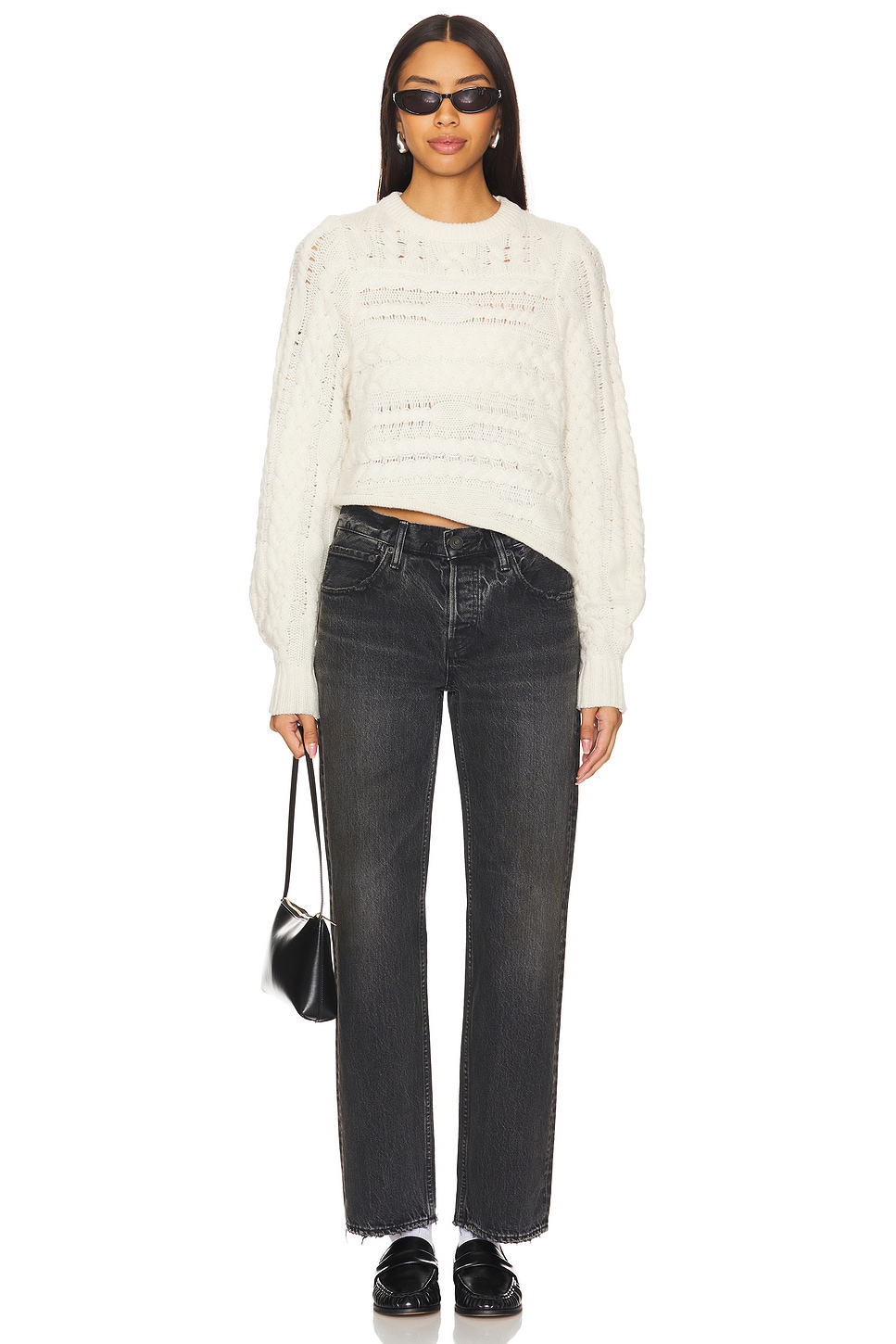 MOUSSY VINTAGE Cable Knitting Sweater thumbnail