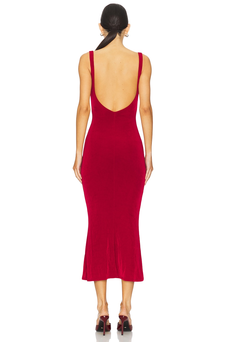 chinese dress ladies Lady Di Dress in Rouge – Mirror Palais main image 1